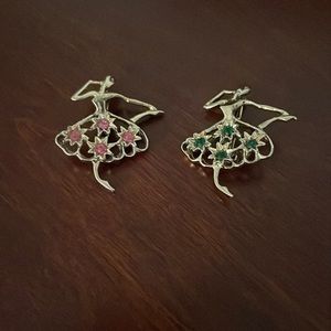 Beautiful dancing girl pins